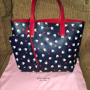 Kate Spade MYA ARCH PLACE REVERSIBLE LEATHER TOTE